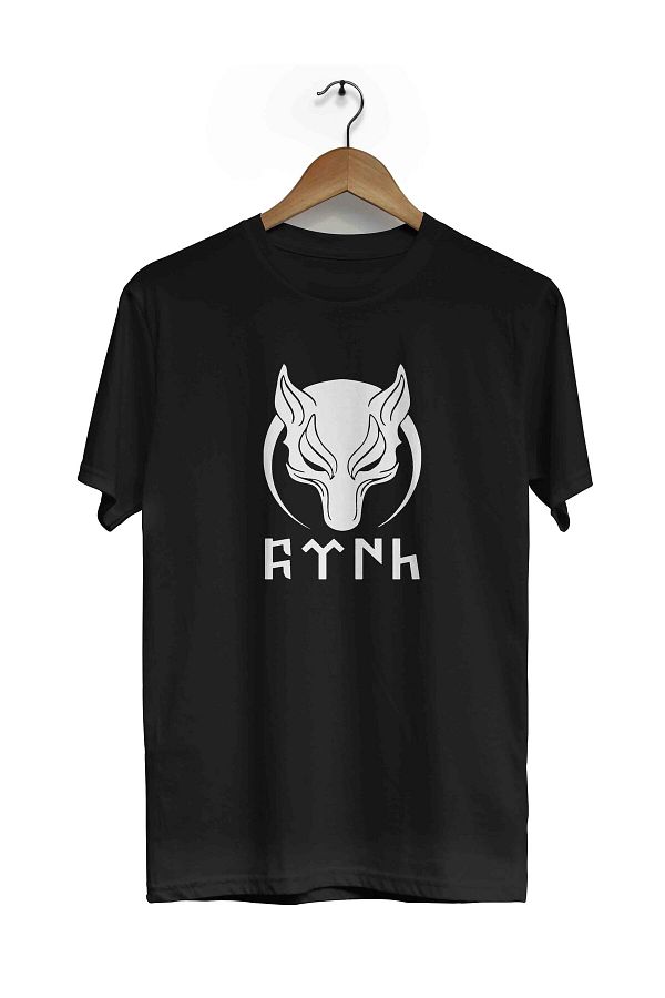 herotasarım-Short Sleeve Gray Wolf T-Shirt - bll4935 1