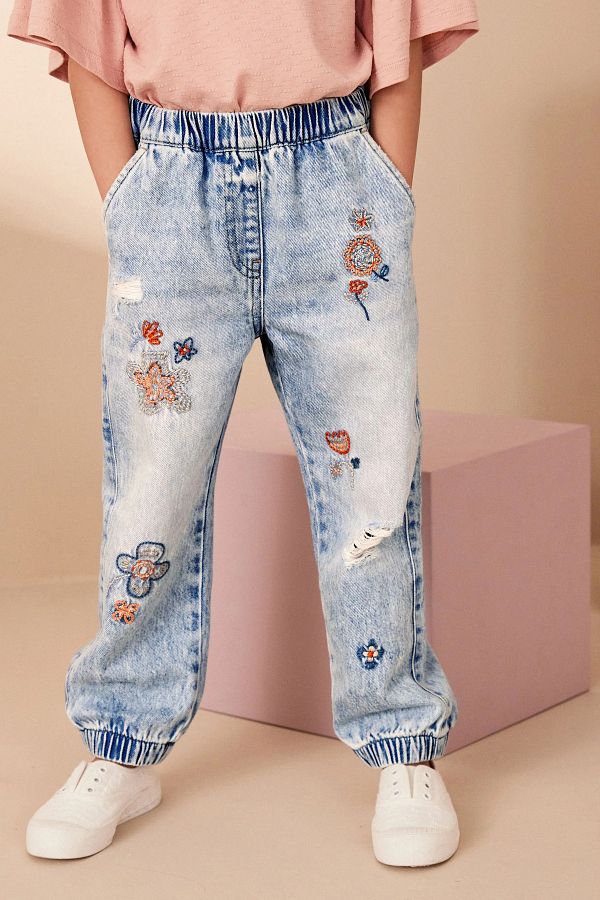 Next baby girl jeans top