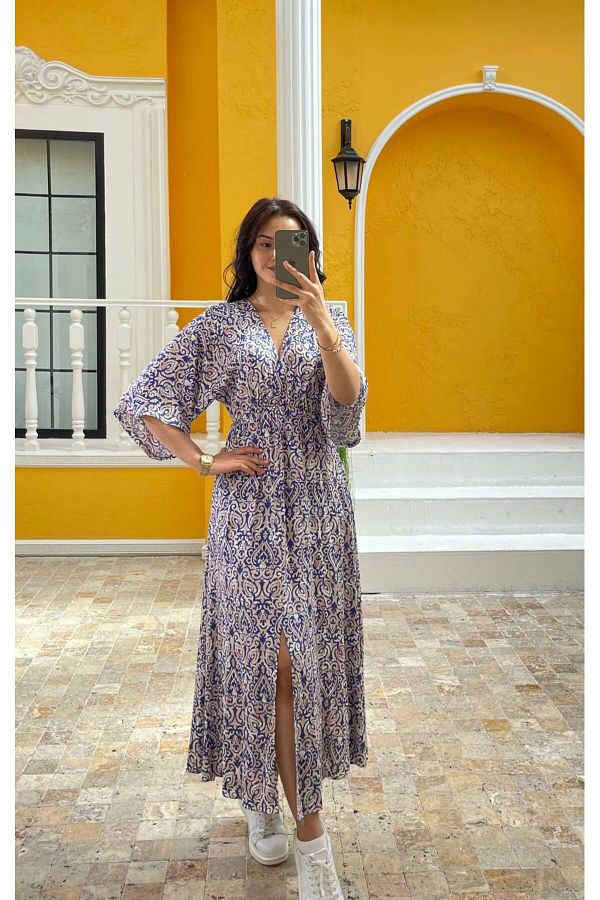 Bat sleeve maxi dress outlet