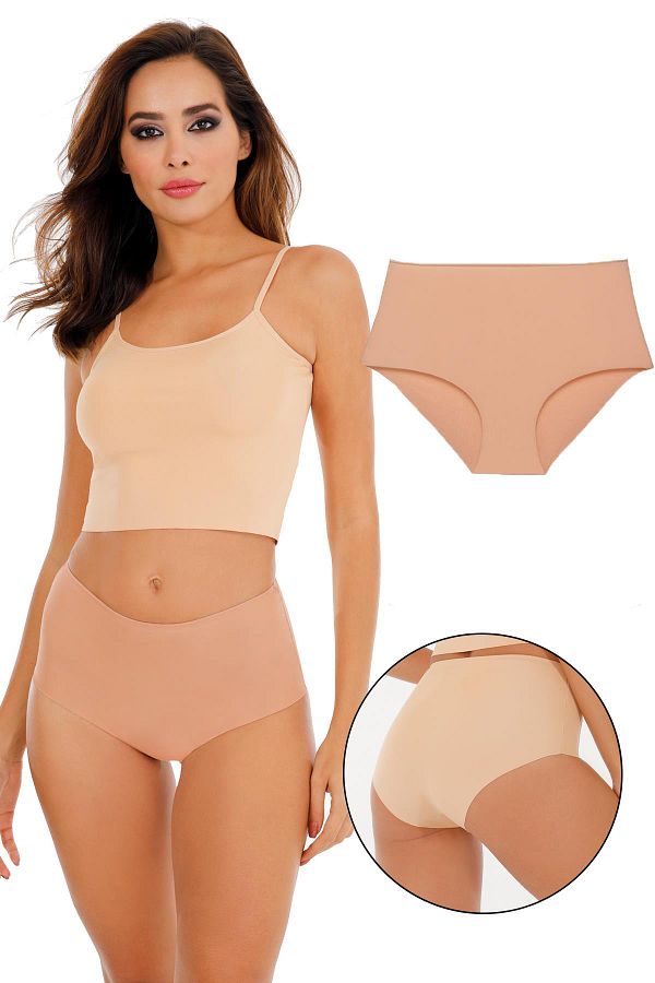 Sensu-Women's High Waist Laser Cut Panties Single STK2024 1