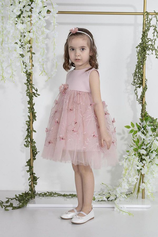 Butterfly dress for 1 year baby 2025