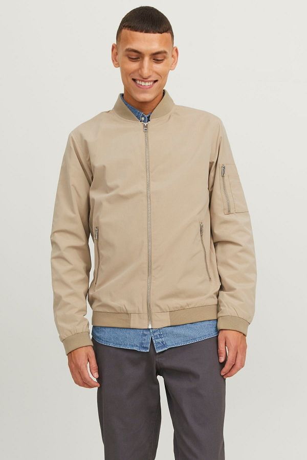 Jack Jones Zippered Men s Bomber Jacket Trendyol