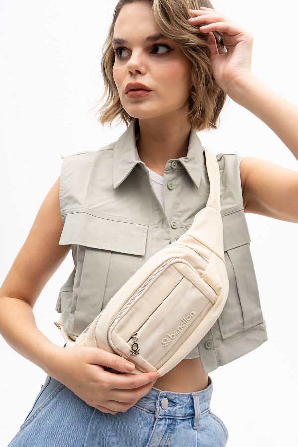 United Colors of Benetton Benetton Women s Beige Waist Bag BNT1179 Trendyol