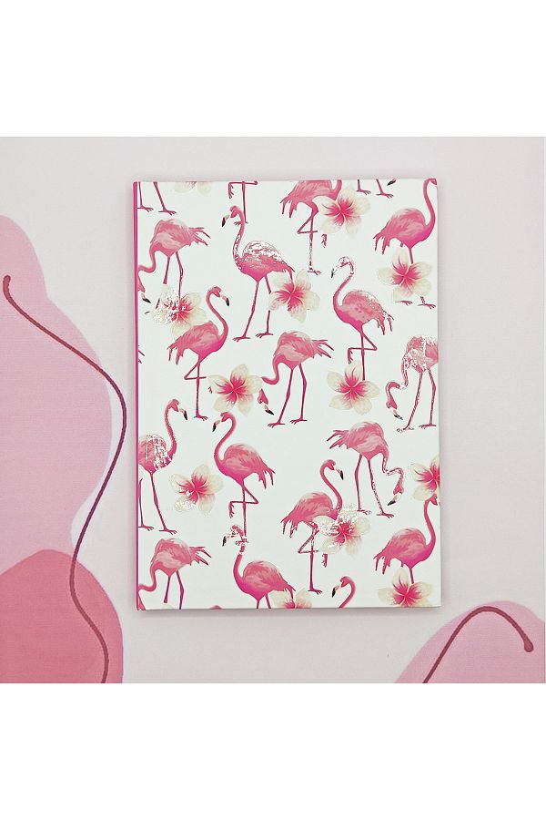 Limmy-دفتر ملاحظات Flamingo A5 - غطاء صلب، جدول أعمال غير مؤرخ 1