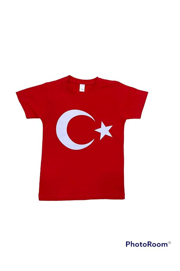 Haba-تيشيرت قطني ممشط مطبوع عليه Kocatepe للجنسين 1