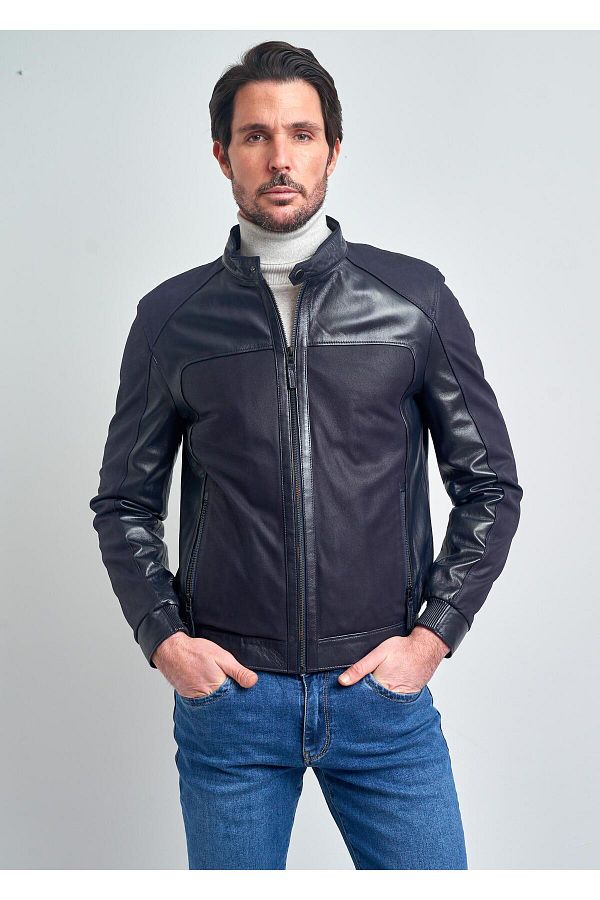 Pierre cardin men's leather jacket cheap