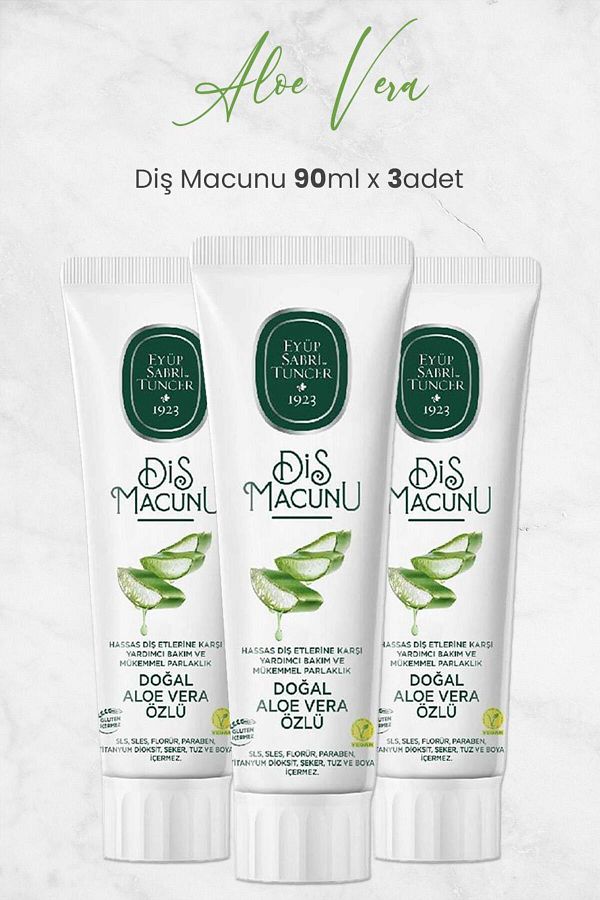 Eyüp Sabri Tuncer-Toothpaste with Aloe Vera Extract 90 ml 1