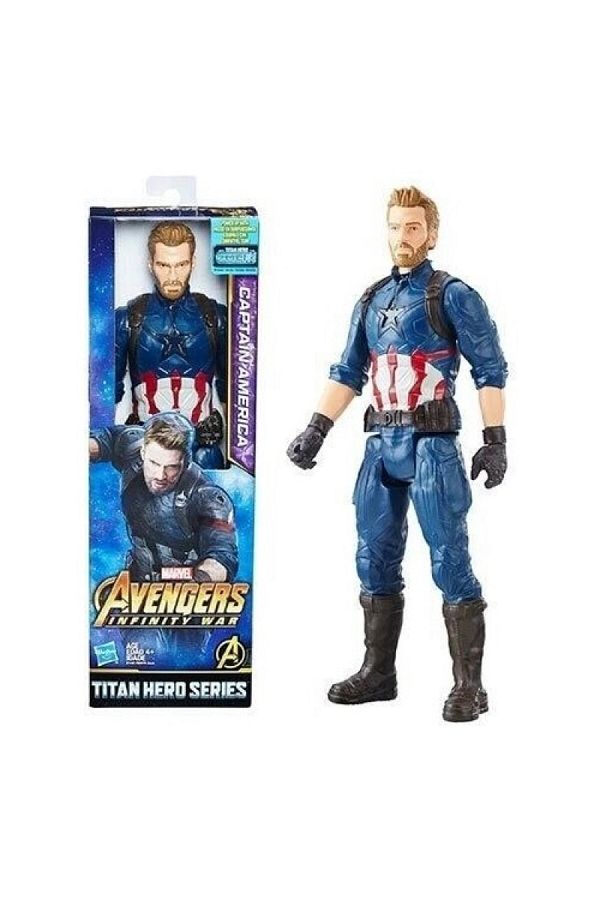 Brother Toys-Toy Captain America Titan Hero Series Figure Avengers Captain America 30 Cm 1