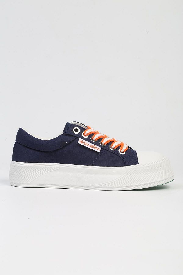 Navy blue platform sneakers hot sale