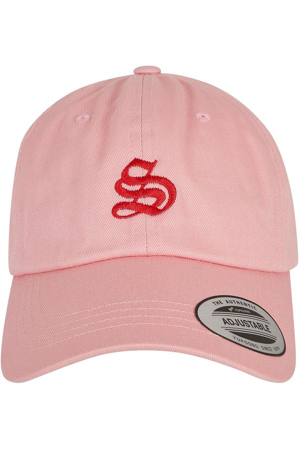 Mister Tee-Accessoires Letter Pink Low Profile Cap 1