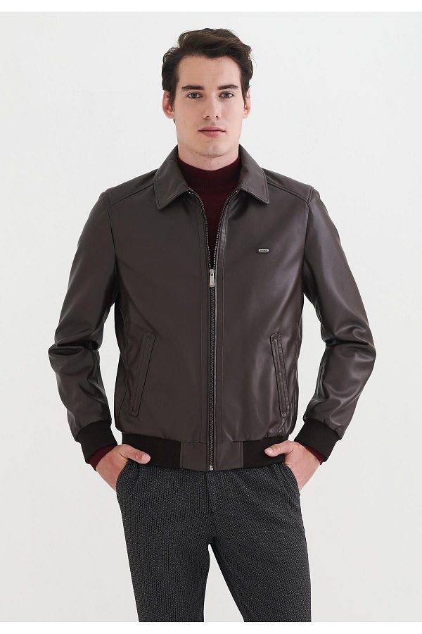 Pierre Cardin MEN S Faux Leather Coat Trendyol