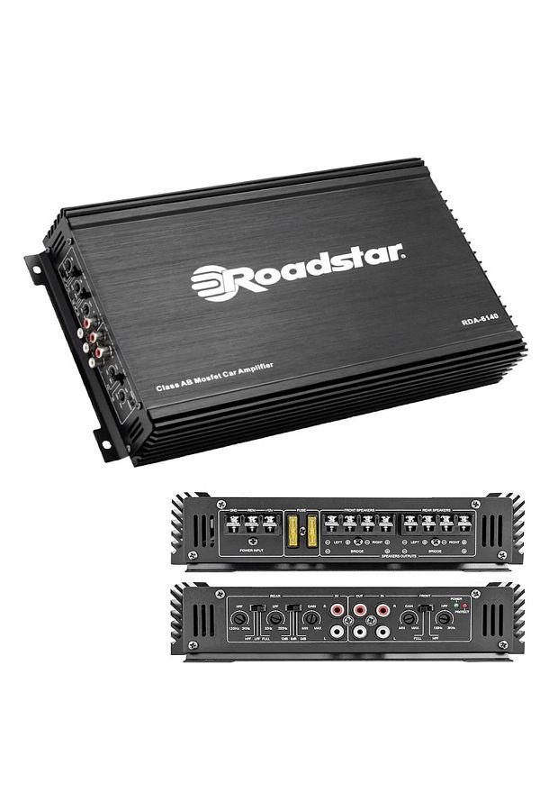 Roadstar-4x60 Rms 4 Channel Amplifier - Headphone is Gifted 1