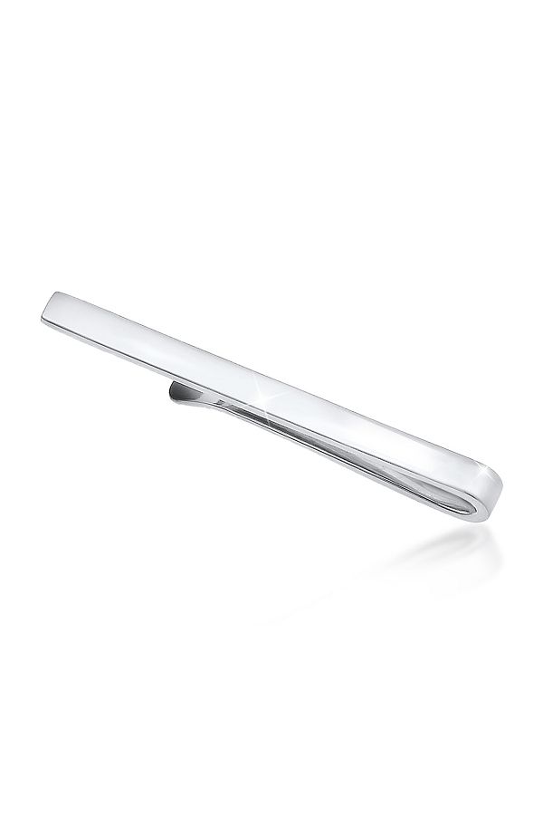KUZZOI-Zeitlos Matt 925 Sterling Silber Krawattennadel Business Basic 1
