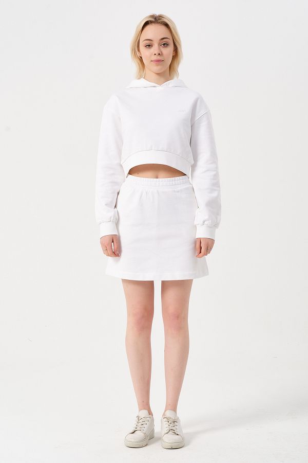 Sweatshirt skirt set hot sale