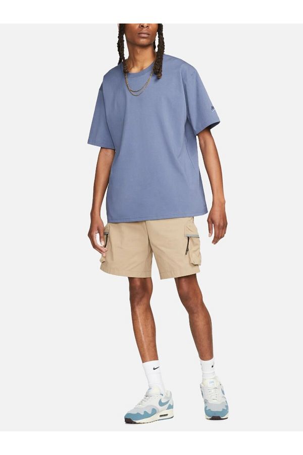 Nike Sportswear Tech Pack T Shirt Blue Men s Casual Blue T Shirt Trendyol