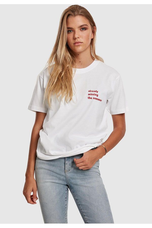 Mister Tee Damen Ladies Missing Summer Tee Trendyol