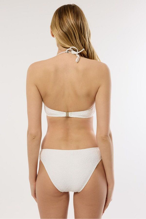 White strapless bikini set cheap