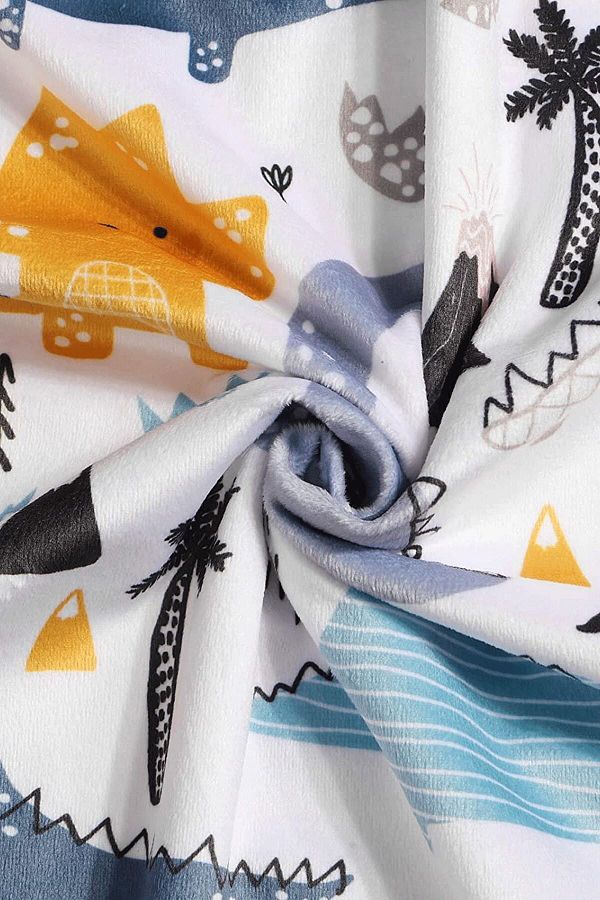 BabiesKo Super Soft Dinosaur Patterned Comfortable Baby Blanket Chickpea Embossed 100 X 85cm Trendyol