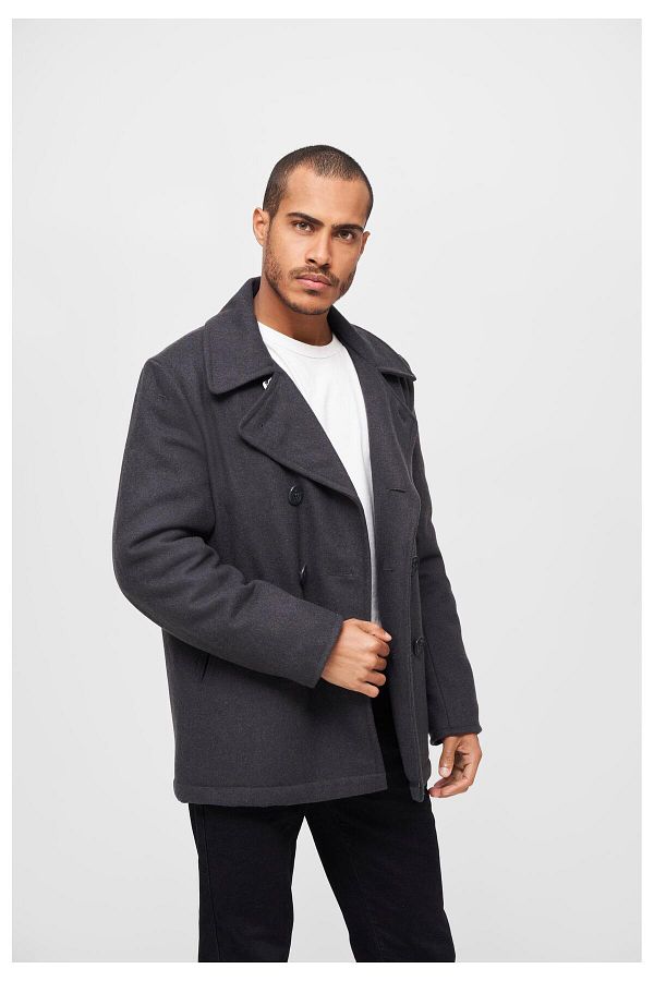 Brandit-Herren Pea Coat 1