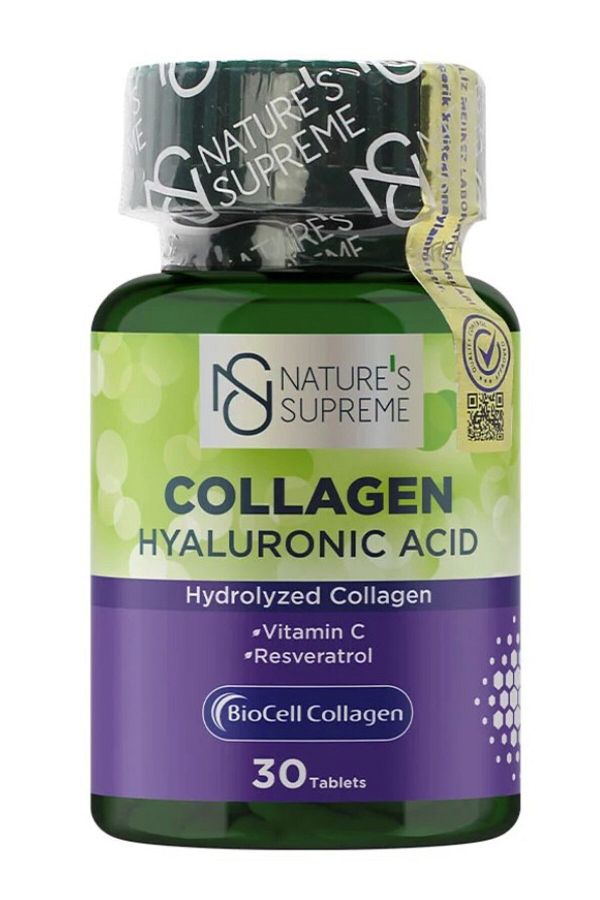 Nature's Supreme-BioCell Collagen Hyaluronic Acid 30 Tablets 1