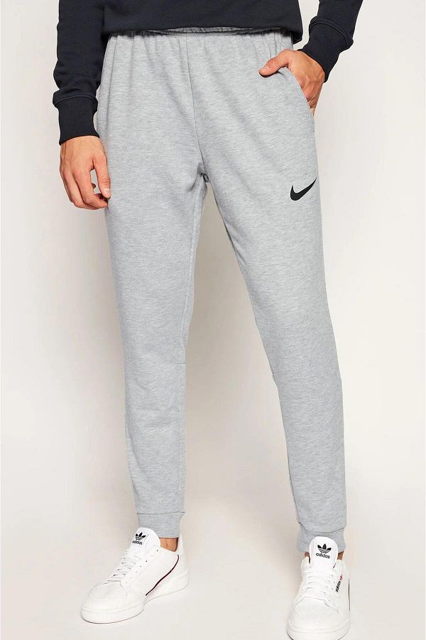 Nike Dri Fit Fleece Men s Gray Training Sweatpants Trendyol
