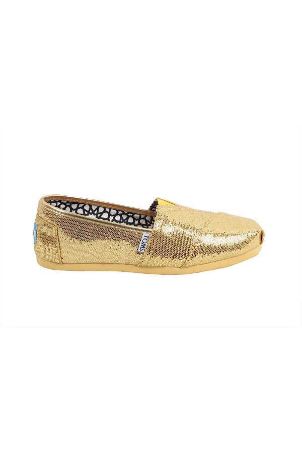 Toms Gold Glitter Women s Shoes 1013b07 Trendyol
