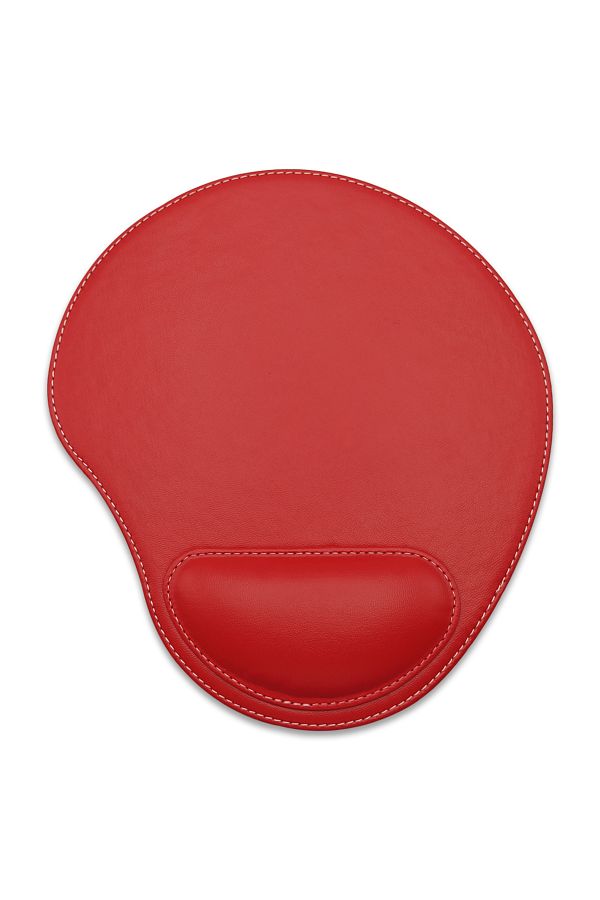 Boldy-Mouse Pad with Wrist Support Non-Slip Mouse Pad Mouse Pad Red Mouse Pad Oval Mouse Pad Non-Slip 1Ad 1