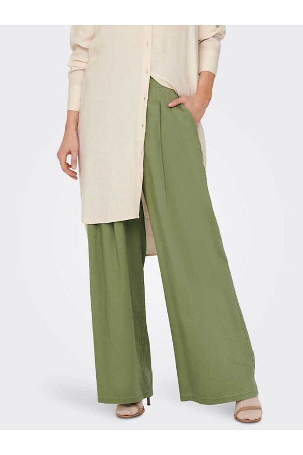 Wide leg khakis women's best sale