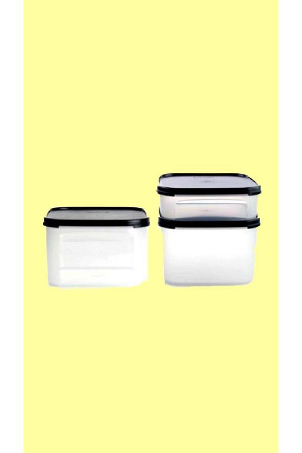 Tupperware-Oval Modular Storage Container Set of 3 1