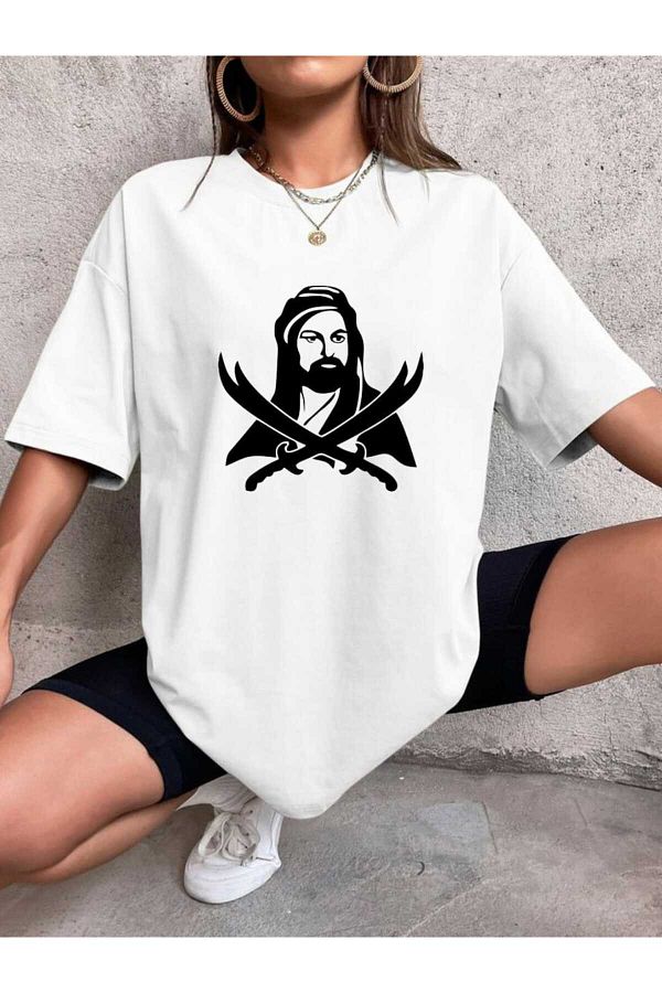 THORTEX Hz Ali Zulfiqar Printed Oversize Unisex T Shirt Trendyol