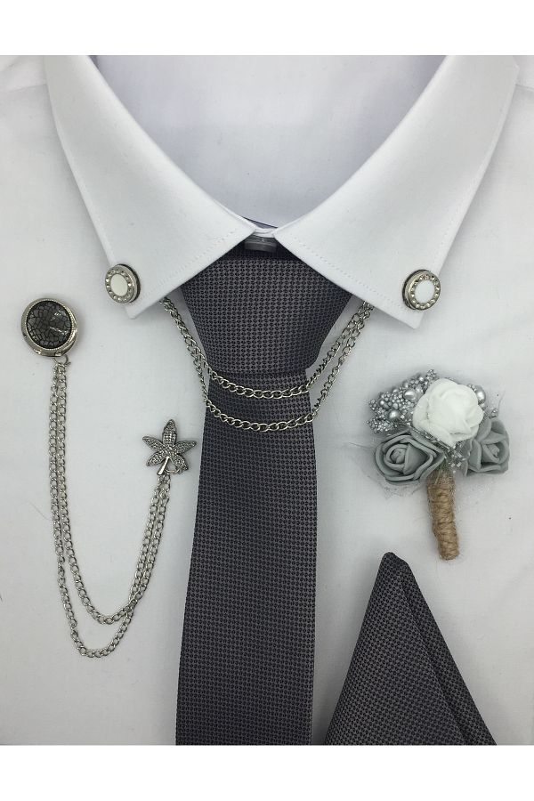 Collar chain with tie discount