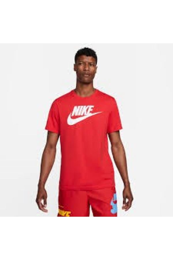 Nike Sportswear Tee Icon Futura Men s T Shirt AR5004 660 Trendyol