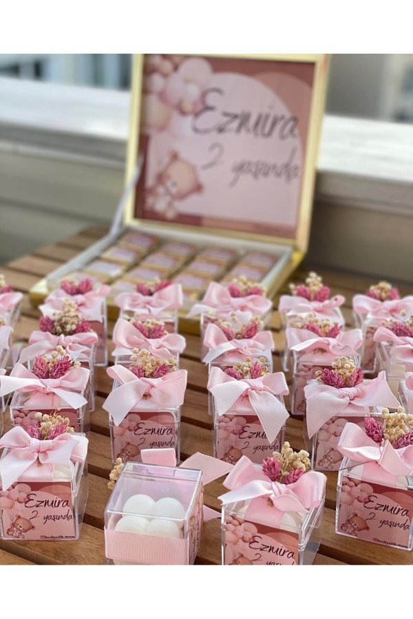 MAMORİ Bubble Doğum Hediyelik Doğum Günü Hediyeliği Kokulu Mum Söz,nişan Hatırası Kına Hediyeligi (20 ADET)