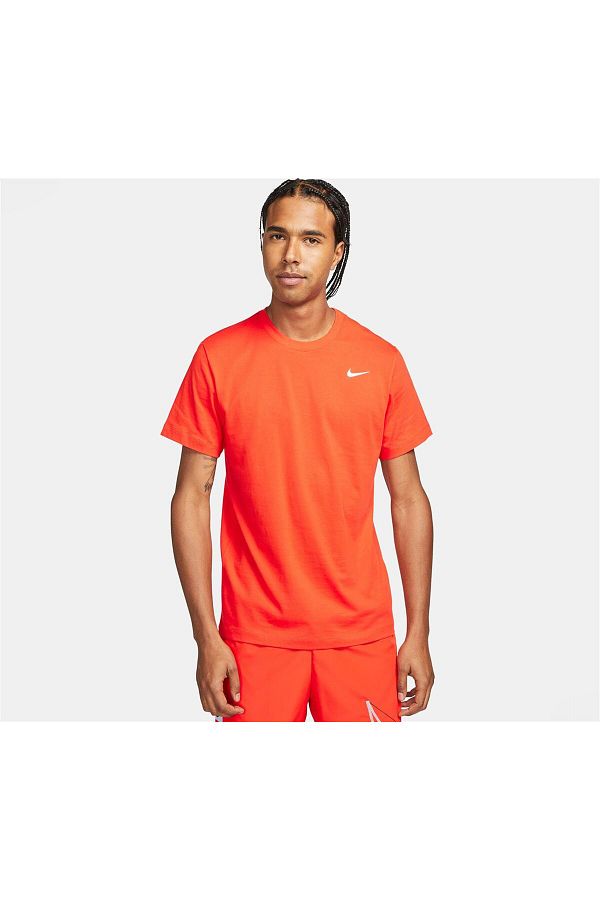 Nike Men s Dri Fit Training T Shirt Orange Crew Style AR6029 633 Trendyol