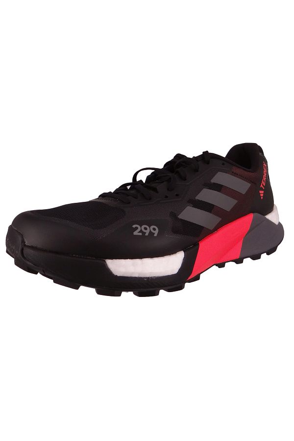 adidas-Herren Trekkingschuhe Halbschuhe Wanderschuhe Terrex Agravic Ultra HR1080 Schwarz core black / grey 1