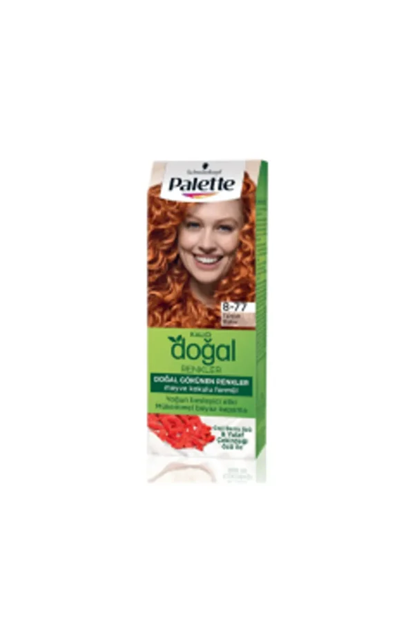 Palette-8-77 Natural Colored Cinnamon Copper Hair Dye - 1 Piece 1