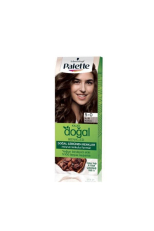 Palette-5-0 Light Brown Natural Color Hair Dye - 1 Piece 1