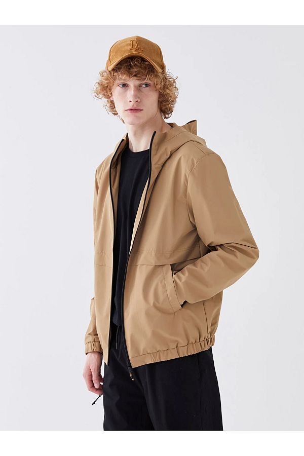 LC Waikiki LCW Casual Standard Fit Hooded Men s Coat Trendyol