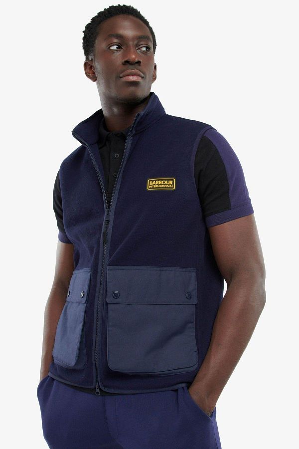 Barbour fleece vest store