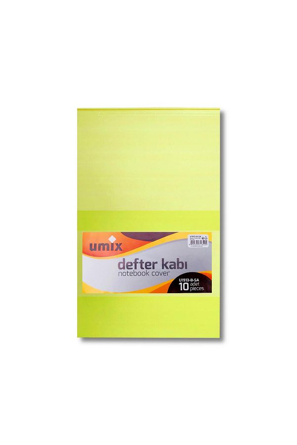 Umix-A5 Ready Adhesive Notebook Container 10 Pieces Yellow 1