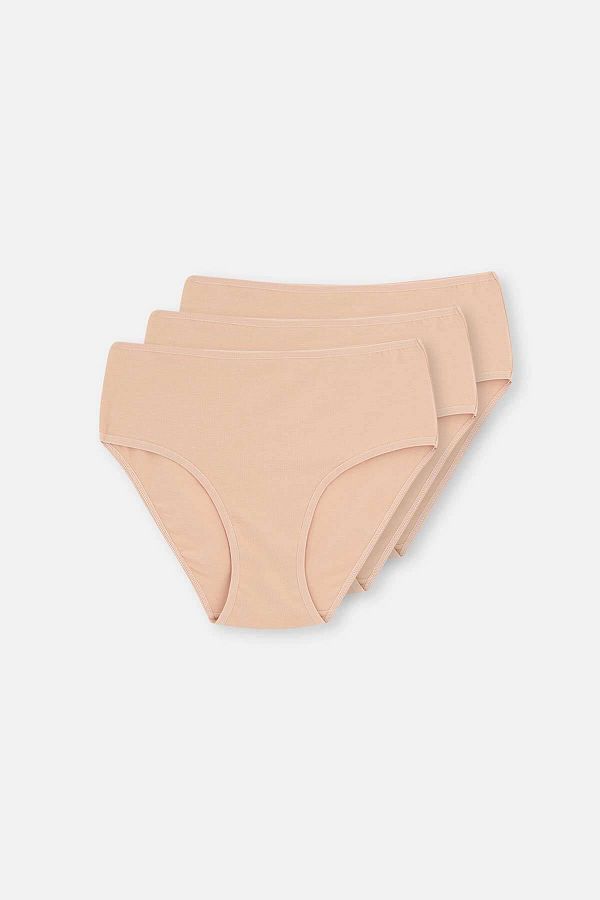 Dagi-Zehn 3-teilige Öko-Slip-Slips für Damen mit hoher Taille 1