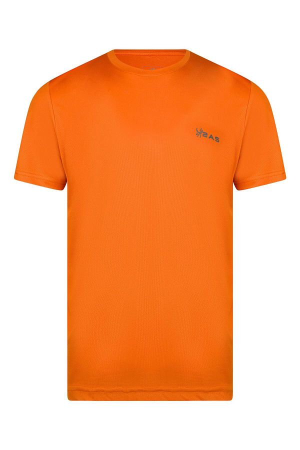 2AS-Tricou portocaliu Fiji cu decolteu 1