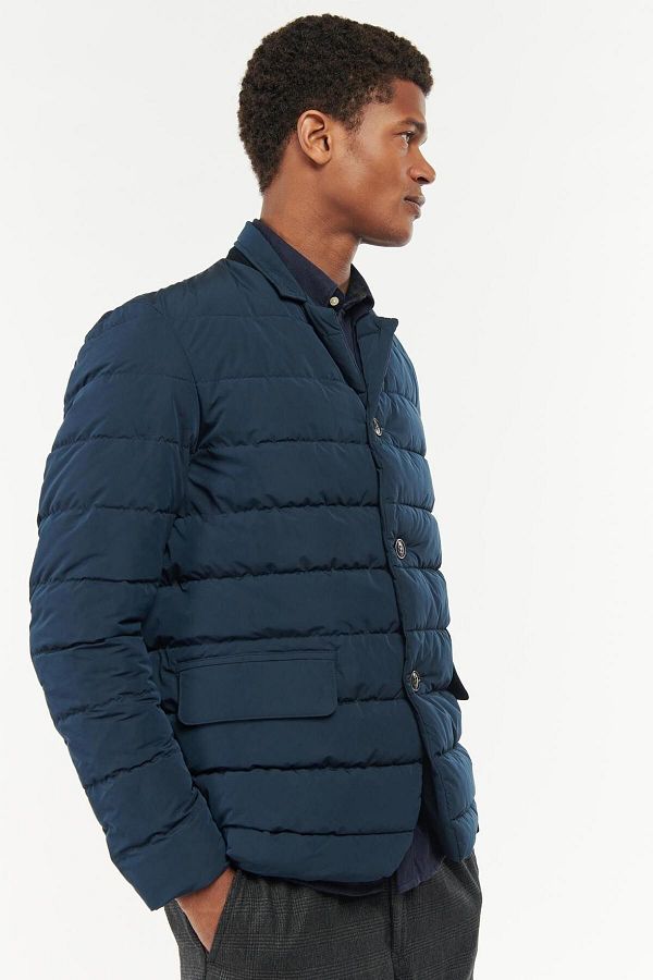 Barbour Canning Baffle Quilted Jacket Ny71 Navy olive Night Trendyol