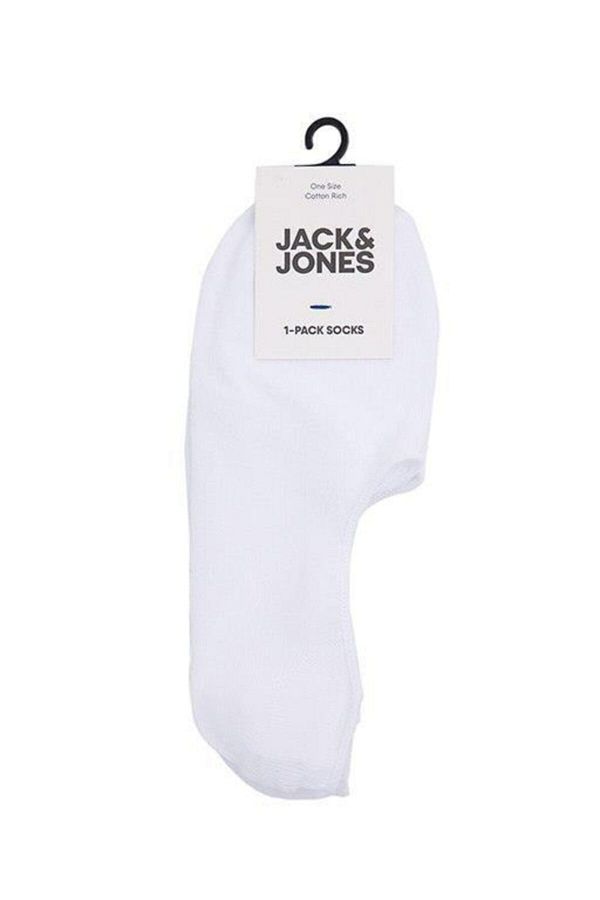 Jack & Jones-Jack&jones бели мъжки чорапи балерина 12124597 1