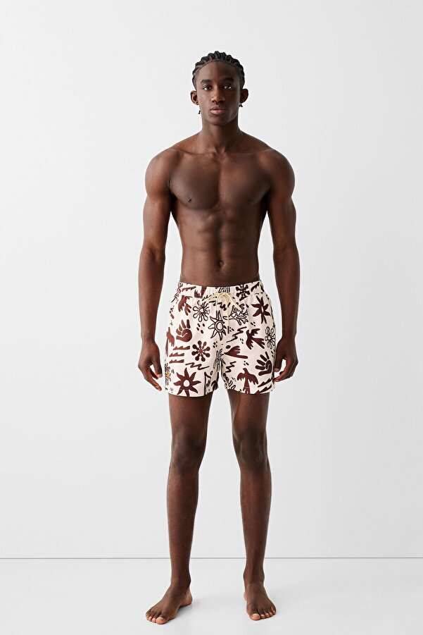 bershka swim shorts