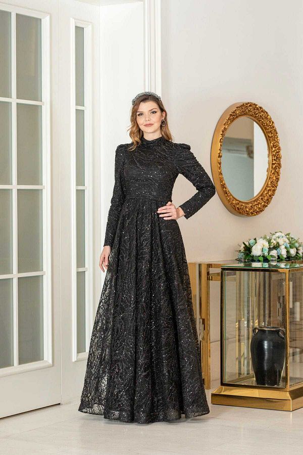 Ahunisa Nilda Hijab Evening Dress Stylish and Comfortable Trendyol