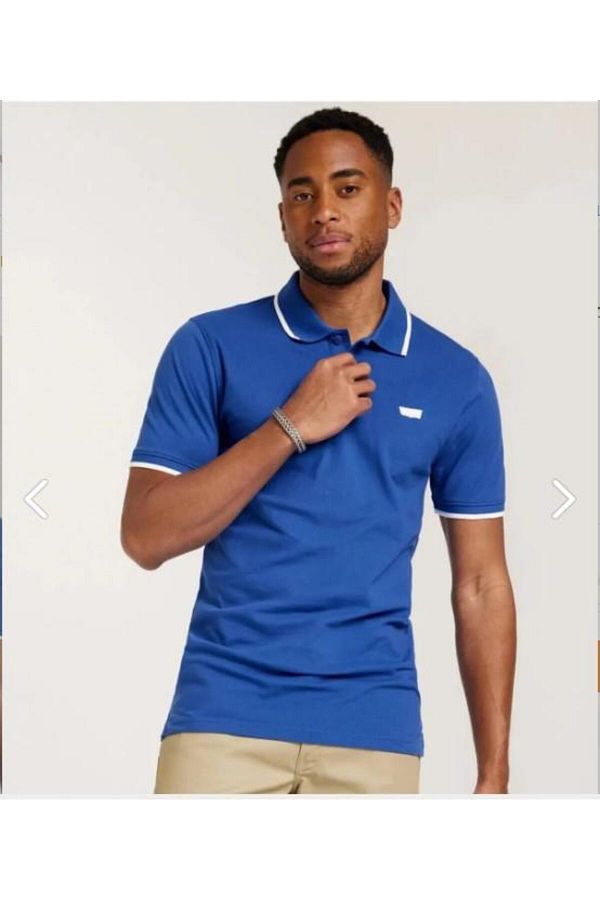 Levi's blue polo t shirt sales