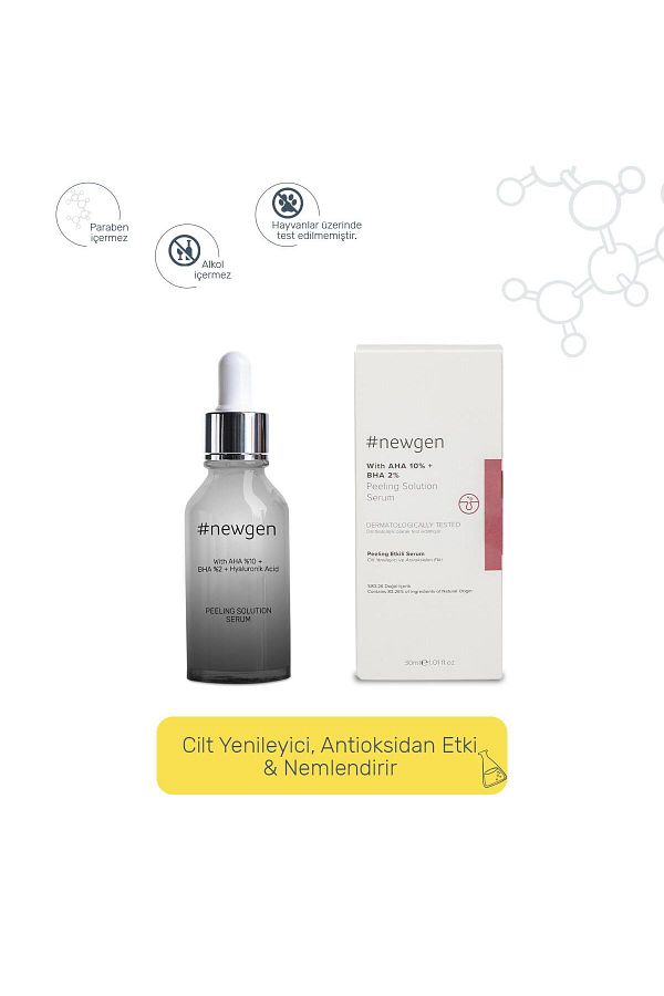 NewGen-With Aha 10% + Bha 2% Peeling Effect Serum 30ml 1