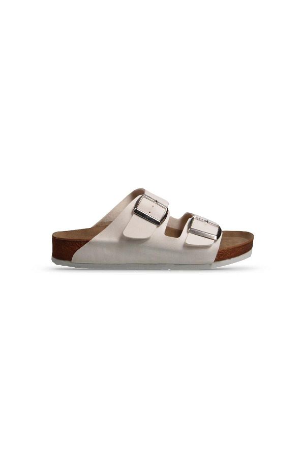 M.P.-MP Double Band Women's WHITE Daily Slippers 1
