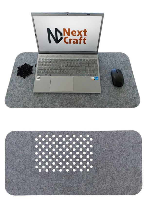 Next Craft-Study Desk Organizer Felt Computer Mouse Pad Table Top Organizer Mat 70x32 cm 1